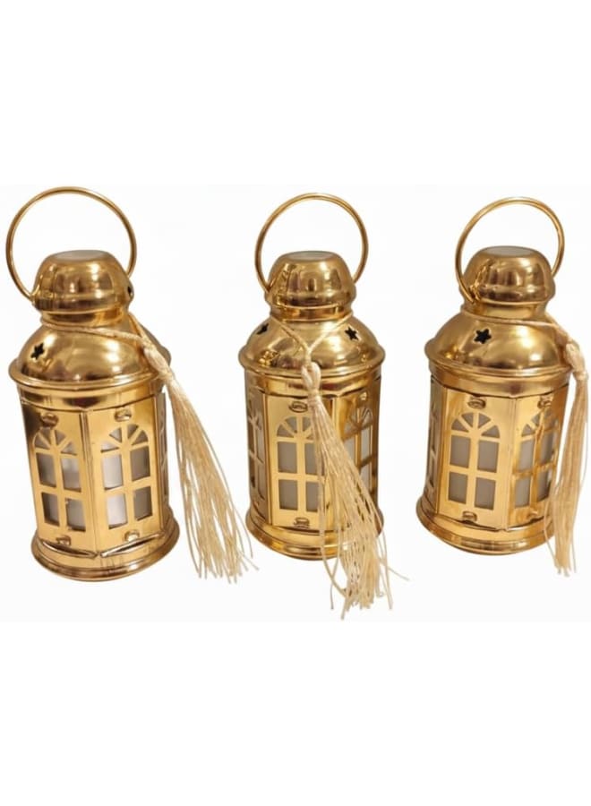 A Small, Stylish, Elegant, And Attractive Gold Lantern Perfect For Ramadan - Image 2